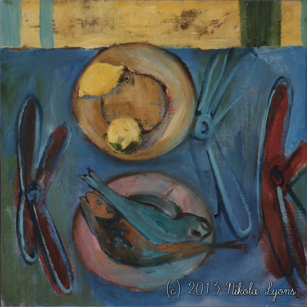 Nikola Lyons: Small Still Life In Twos